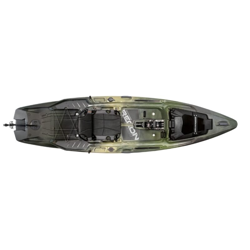 Wilderness Systems Recon 120 HD – 12 ft Sit-On-Top Fishing Kayak – Helix PD™ Pedal Drive & 360° AirPro ACES Seat