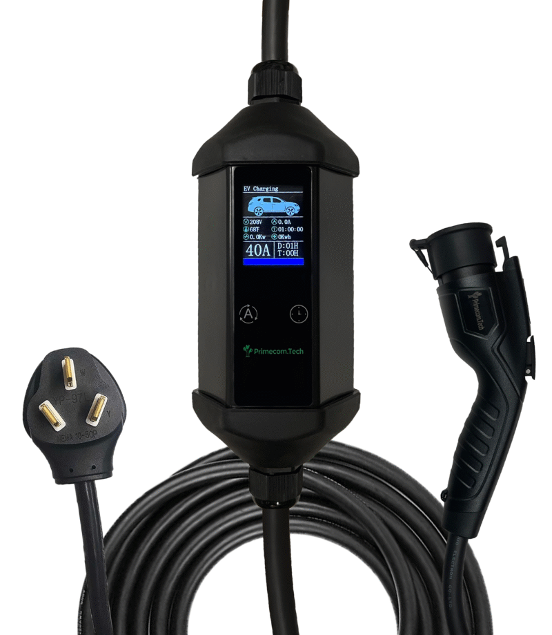 Primecom 40 & 48 Amp Level 2 EV Charger 220 Volt | 30 - 40 - 50 Feet Only In ElectoGb