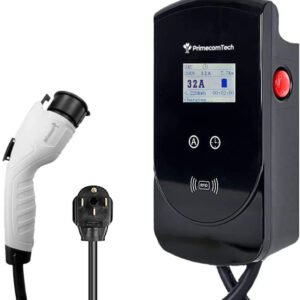 Primecom 32 & 40 Amp Level 2 EV Charger | 220 Volt | 25 & 30 Feet Length Only In ElectoGb