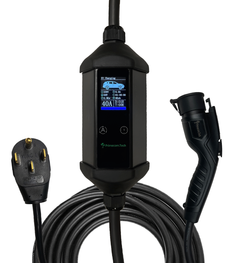Primecom 40 & 48 Amp Level 2 EV Charger 220 Volt | 30 - 40 - 50 Feet Only In ElectoGb